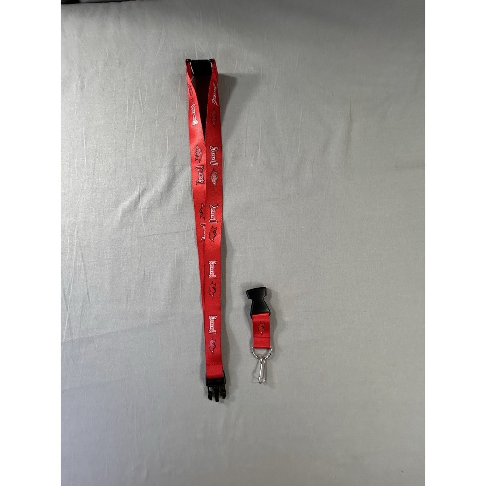 Arkansas Razorbacks Breakaway Keychain Lanyard Repeating Razorbacks Logo College - Picture 4 of 8